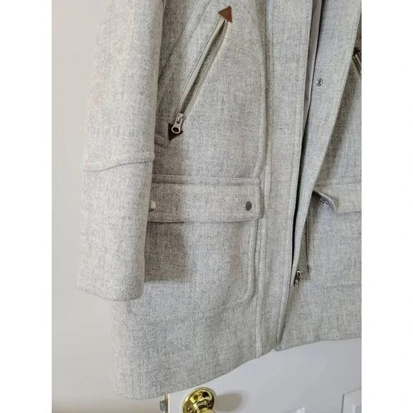 J Crew Tall Chateau Parka J8374, Grey 10T NWT - Picture 3 of 9